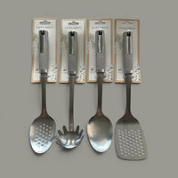 Laura Ashley Cookware Dark Dove Grey Set of 4 Utensil Accessories - Cherish Home