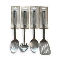 Laura Ashley Cookware Dark Dove Grey Set of 4 Utensil Accessories - Cherish Home