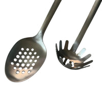 Laura Ashley Cookware Dark Dove Grey Set of 4 Utensil Accessories - Cherish Home