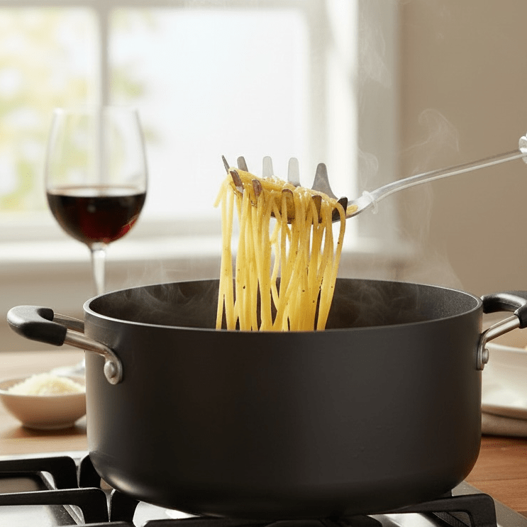 Laura Ashley Cookware Dark Dove Grey Spaghetti Server Utensil Kitchen Accessory - Cherish Home