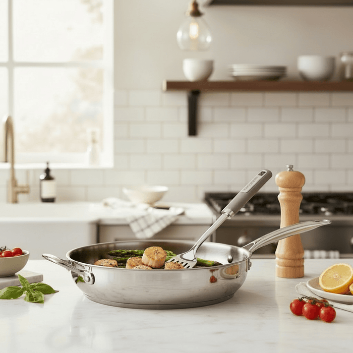 Laura Ashley Cookware Dark Dove Grey Turner Utensil Kitchen Accessory - Cherish Home