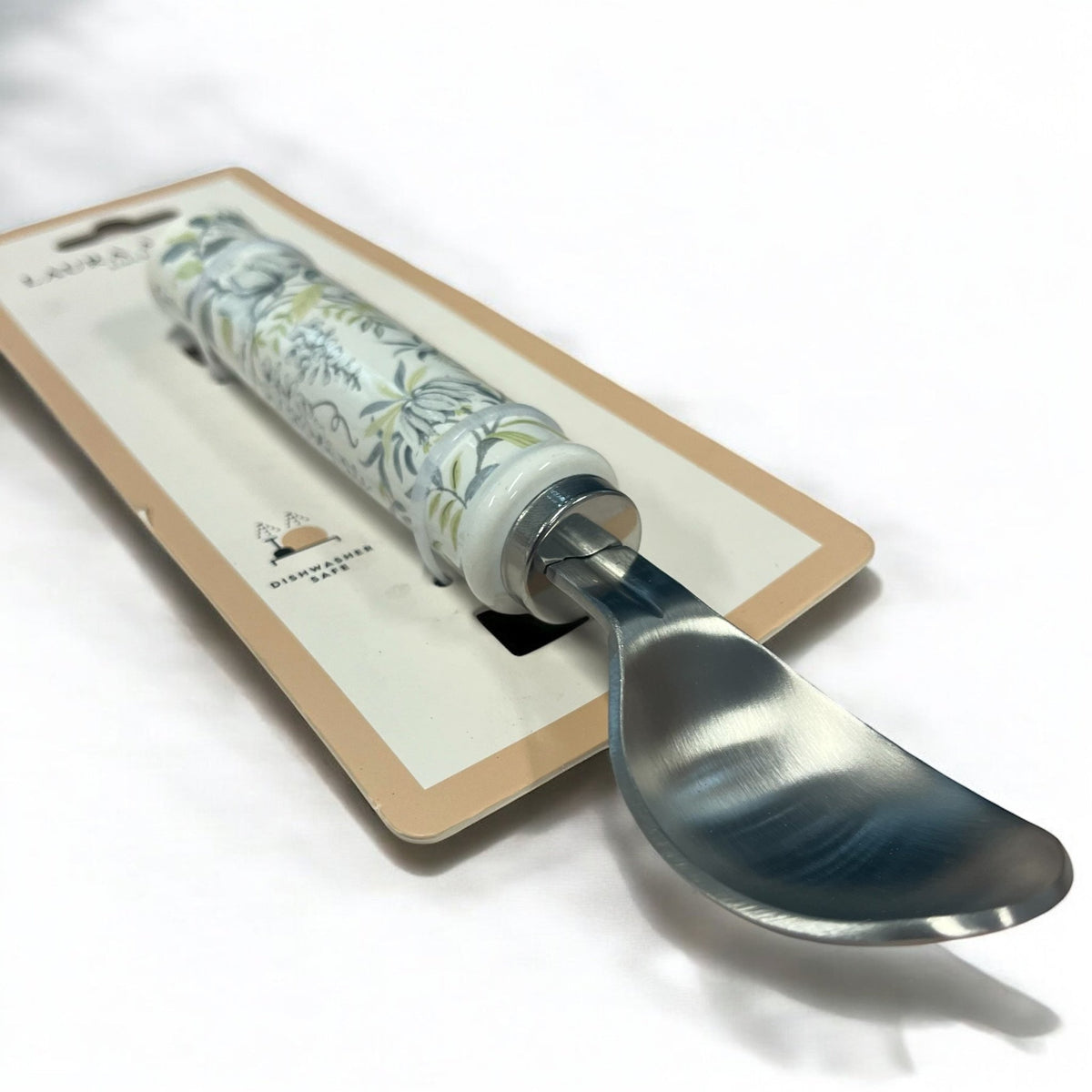 Laura Ashley Cookware Sage Parterre Ice Cream Spoon Kitchen Accessory - Cherish Home