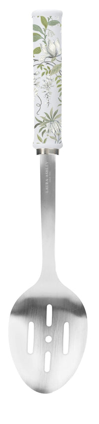 Laura Ashley Cookware Sage Parterre Slotted Spoon Utensil Kitchen Accessory - Cherish Home