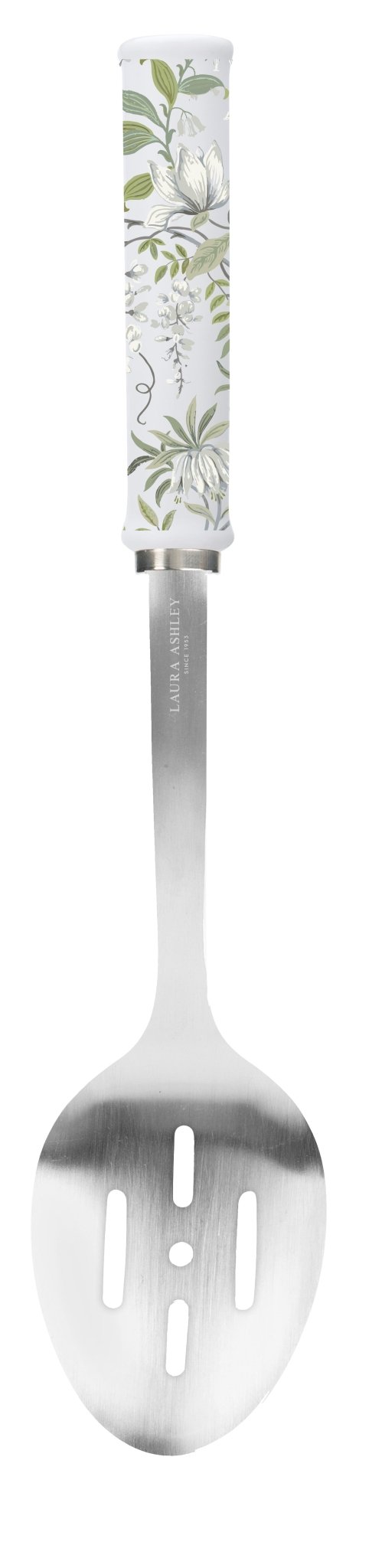 Laura Ashley Cookware Sage Parterre Slotted Spoon Utensil Kitchen Accessory - Cherish Home