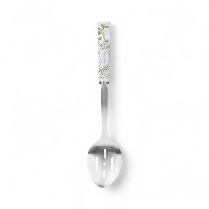 Laura Ashley Cookware Sage Parterre Slotted Spoon Utensil Kitchen Accessory - Cherish Home