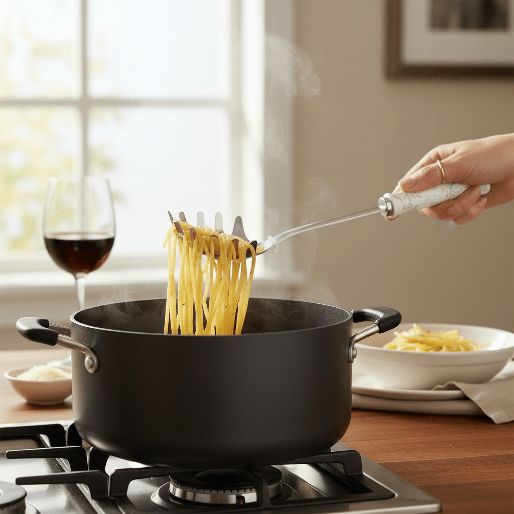 Laura Ashley Cookware Sage Parterre Spaghetti Server Utensil Kitchen Accessory - Cherish Home