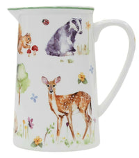 Leonardo Collection Fine China 600ml Jug Woodland Wildlife Tea Milk Coffee Jug - Cherish Home