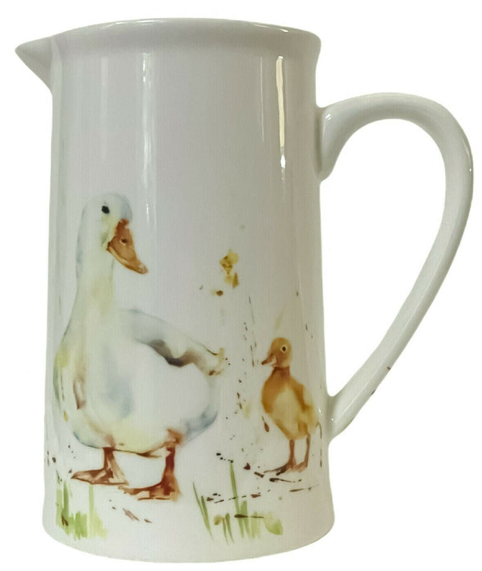 Leonardo Collection Fine China Duck Design 600ml Jug Country Life Tea Coffee Jug - Cherish Home