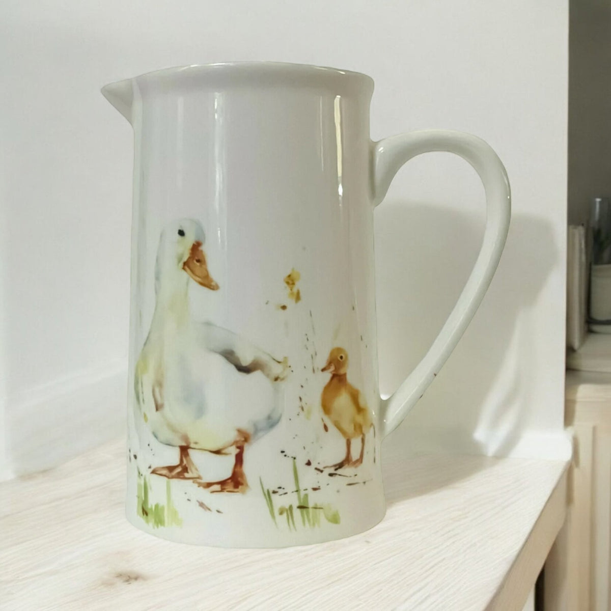 Leonardo Collection Fine China Duck Design 600ml Jug Country Life Tea Coffee Jug - Cherish Home