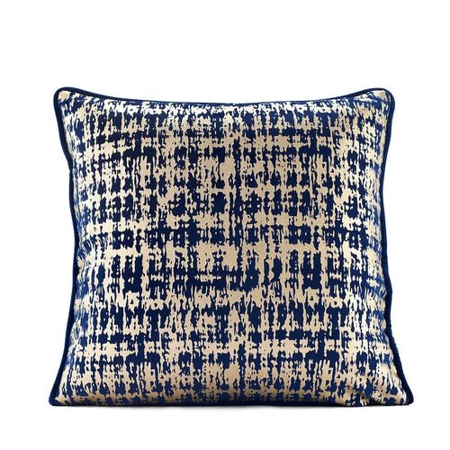 Luxury Gold Abstract Velvet Cushion Cover - 45cm Decorative Cushion cover only for Modern Home Decor - Cherish Home