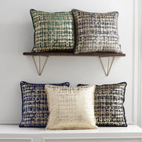 Luxury Gold Abstract Velvet Cushion Cover - 45cm Decorative Cushion cover only for Modern Home Decor - Cherish Home