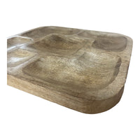 Mango Wood 30cm Snack Dish - Cherish Home