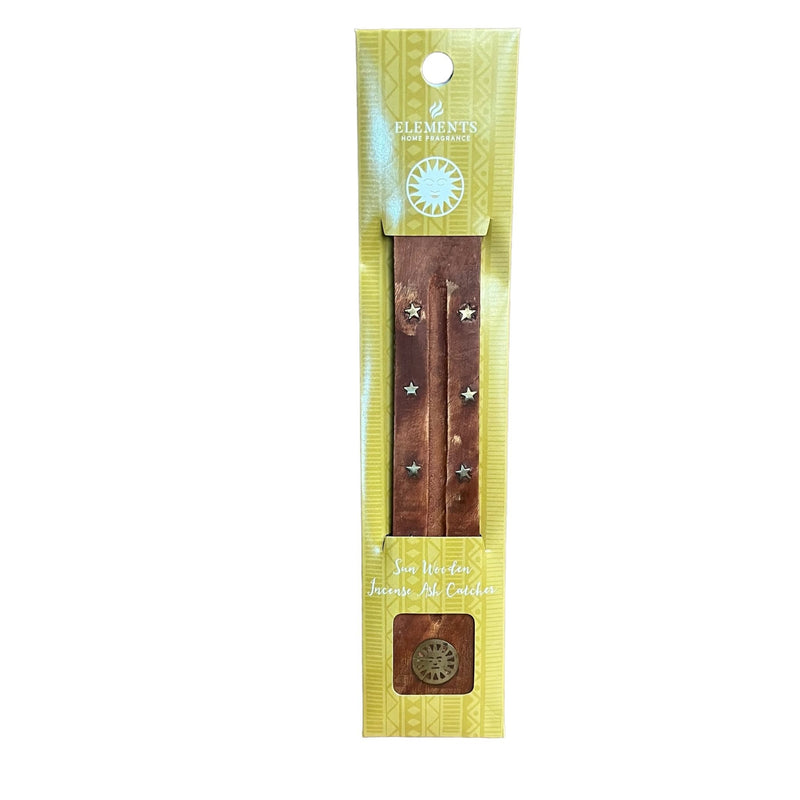 Mango Wood Sun Incense Ash Catcher - Cherish Home