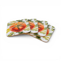 Mediterranean Style Set of 4 Tomato Coasters - Cherish Home