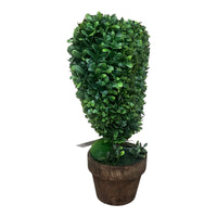 Medium Faux Topiary Heart in Pot - Cherish Home