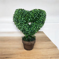 Medium Faux Topiary Heart in Pot - Cherish Home