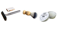 Men's Shaving Kit with Safety Razor, Shaving Soap, and Shaving Brush - Complete Grooming Set for a Close and Smooth Shave - Cherish Home