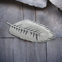 Metallic Leaf Modern Resin Table Ornament Decorative Monster Leaf 35cm - Cherish Home