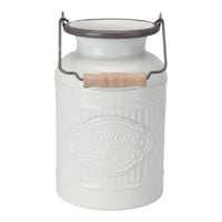 Milk Churn Planter Cream Plant Pot Vintage Bucket Planter Flower Display - Cherish Home