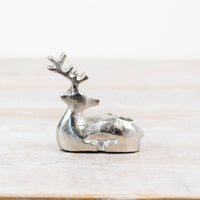 Modern Aluminum Reindeer Candle Holder - Christmas Table Decor - 8cm - Cherish Home