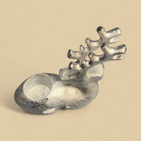 Modern Aluminum Reindeer Candle Holder - Christmas Table Decor - 8cm - Cherish Home