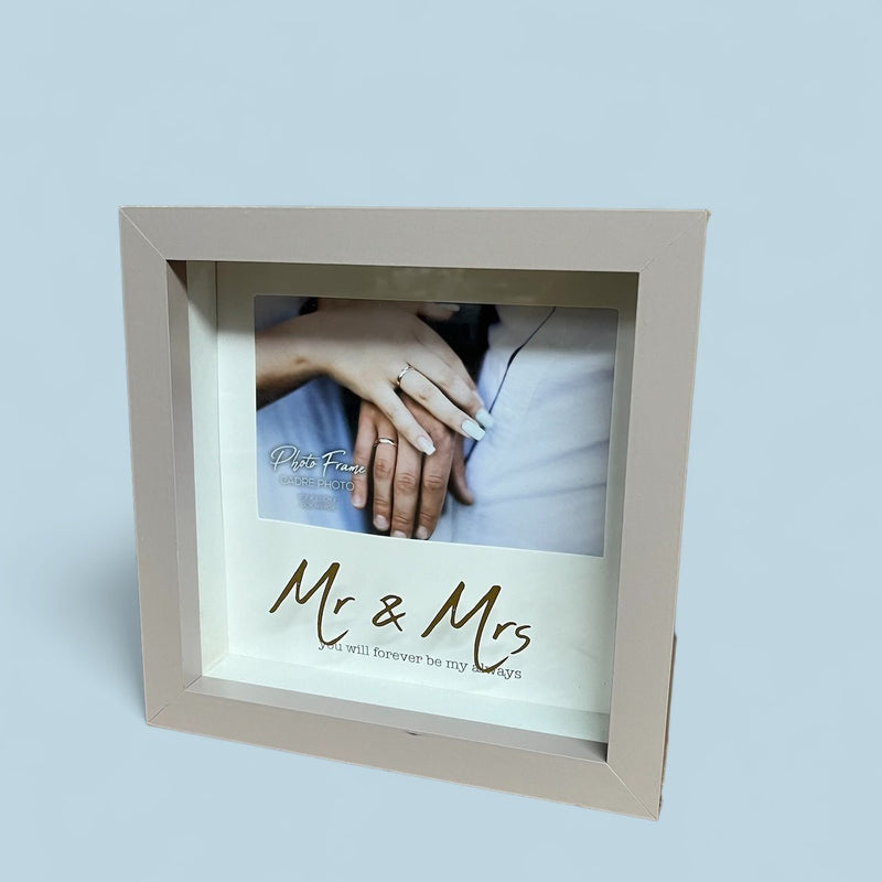 Mr & Mrs Mugs & Photo Frame Wedding Box - Cherish Home