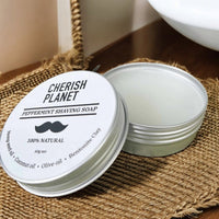 Natural Hemp & Coconut Oil Peppermint Shaving Soap - Cherish Home