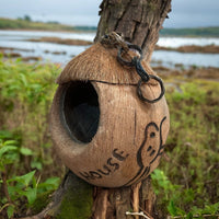 Natural Round Bird House - Cherish Home