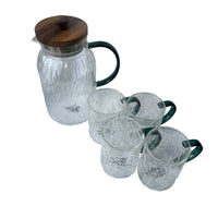 Nature Inspired Teapot & Cups Set, Treeline Design Teapot, ideal Gift for Tea Lovers UK - Cherish Home