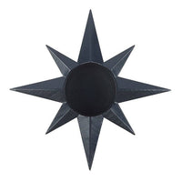 Navy Blue Star Tealight Candle Holder - Cherish Home