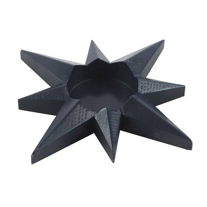 Navy Blue Star Tealight Candle Holder - Cherish Home