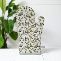 Olive Design Green & Cream Single Oven Glove - Cherish Home