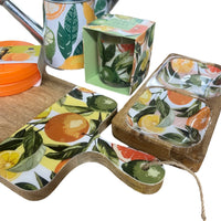 Orange Zest Summer Product Bundle Every piece features our signature Orange Zest motif - Cherish Home