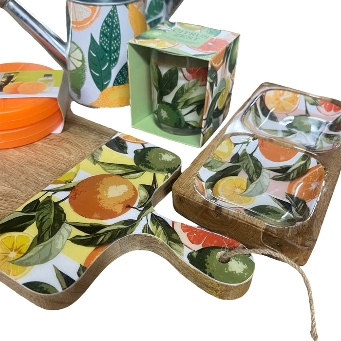 Orange Zest Summer Product Bundle Every piece features our signature Orange Zest motif - Cherish Home