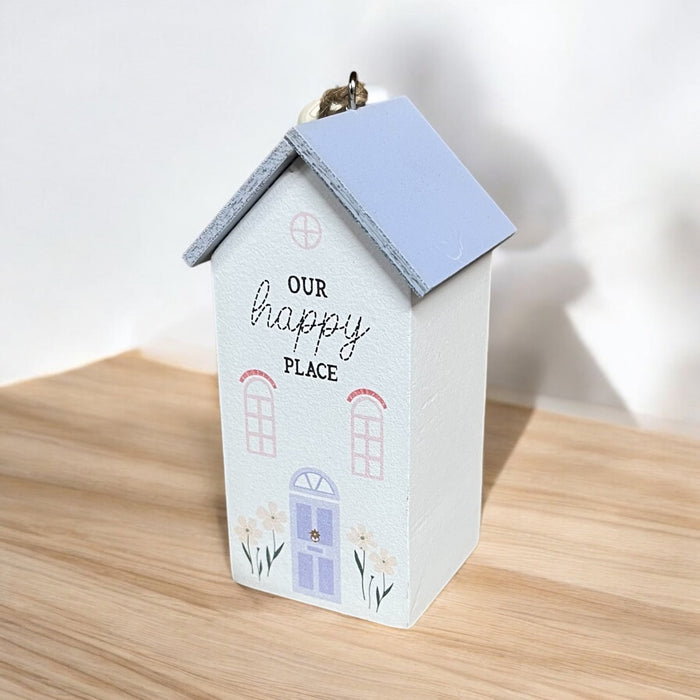 "Our Happy Place" Hanging House Decor - Home Decor - Cherish Home