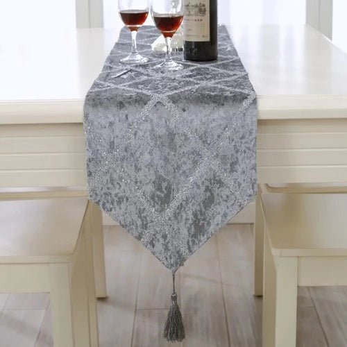 Party Christmas Wedding Velvet Table Runner - Cherish Home