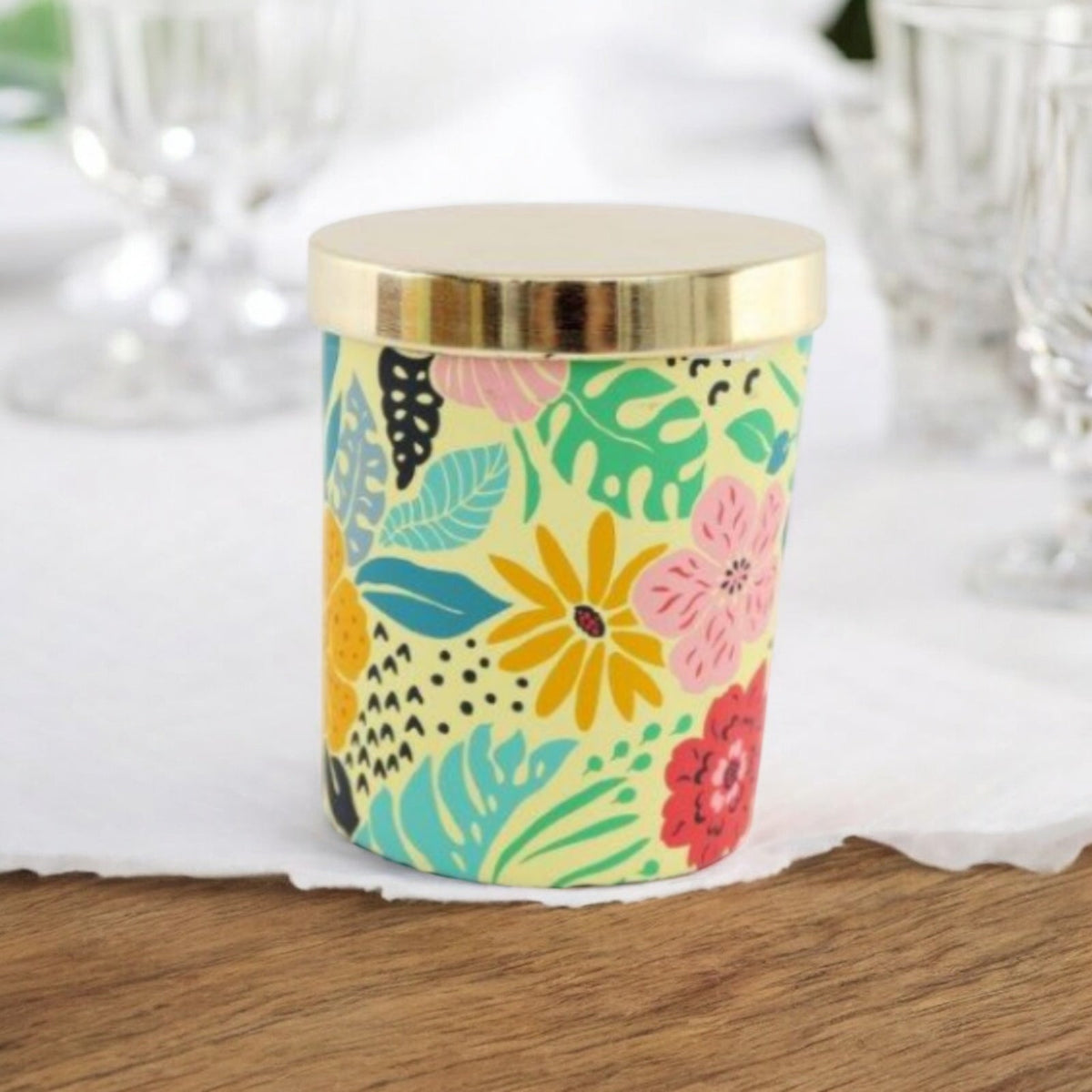 Patio Perfect Small Colourful Citronella Candle - Cherish Home