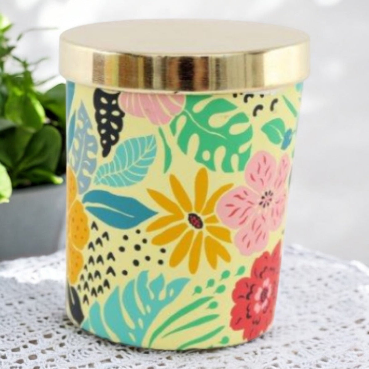Patio Perfect Small Colourful Citronella Candle - Cherish Home