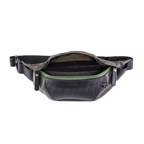 Platoon Recycled Canvas Vegan Bum Bag - Eco - Friendly Crossbody Waist Pack for Travel, Festivals & Everyday Use - Cherish Home