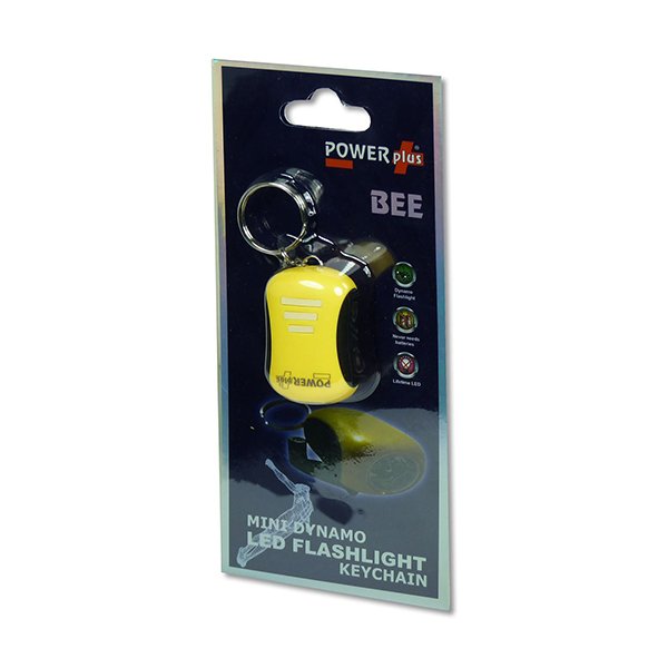 POWERplus Bee Mini Dynamo LED Torch with Keychain - Cherish Home