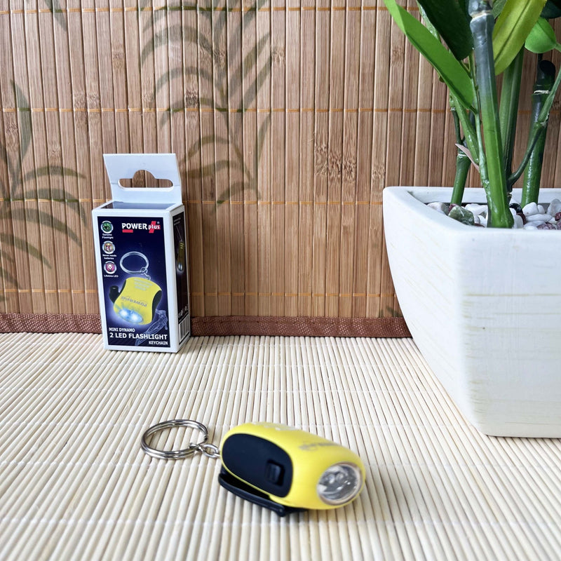 POWERplus Bee Mini Dynamo LED Torch with Keychain - Cherish Home