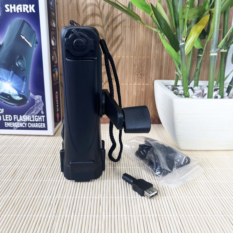 POWERplus Shark Waterproof LED Dynamo Torch & Power Bank - Cherish Home