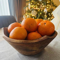 Puncta Mango Wood Fruit or Decorative Bowl - Cherish Home