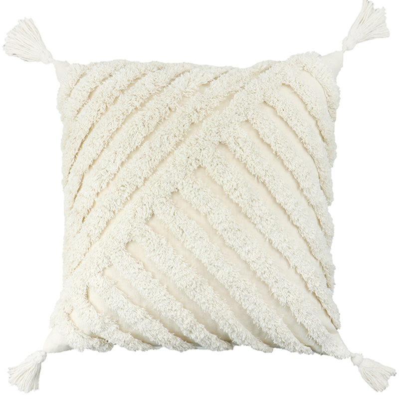 Pure Cotton Custom Boho Tassel Style Tufted Cushion Covers Home - Cherish Home