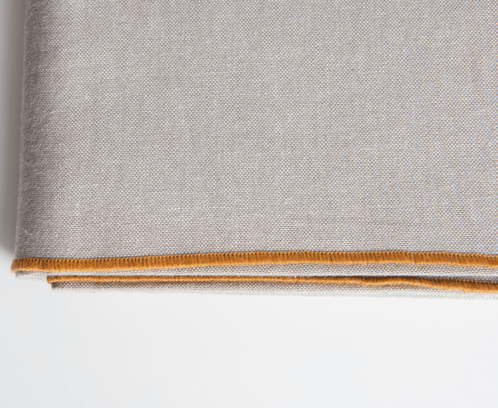 Pure Organic Cotton Tablecloth - GOTS Certified, Sustainable & Chemical - Free, Wrinkle Resistant - Cherish Home