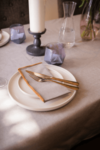 Pure Organic Cotton Tablecloth - GOTS Certified, Sustainable & Chemical - Free, Wrinkle Resistant - Cherish Home