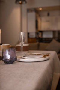 Pure Organic Cotton Tablecloth - GOTS Certified, Sustainable & Chemical - Free, Wrinkle Resistant - Cherish Home