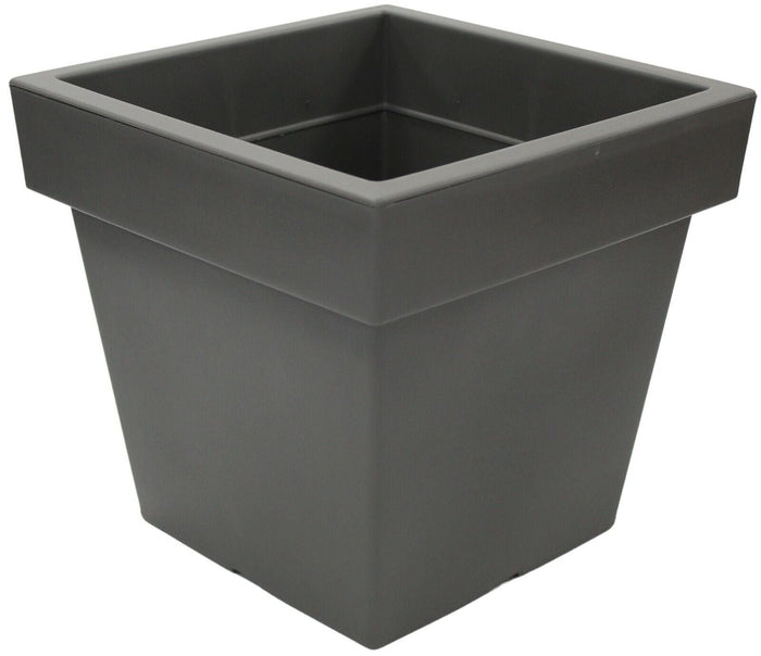 Rammento 29x29 Centimetre Large Square Planter, Plastic Flower Pot - Cherish Home