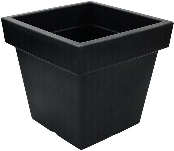 Rammento 29x29 Centimetre Large Square Planter, Plastic Flower Pot - Cherish Home