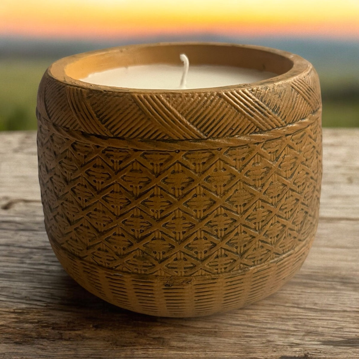 Rattan Style Candle - Clearance item - Cherish Home